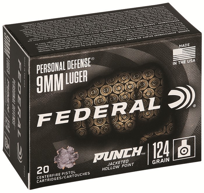 FED 9MM 124GR PUNCH JHP 20 - 556 Black Friday Promotion